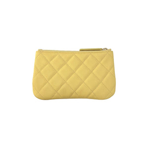 Chanel Quilted Caviar Cosmetic Case