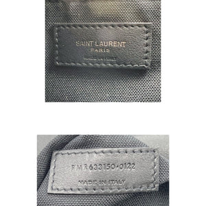 Saint Laurent Niki Medium Striped Canvas Shoulder Bag