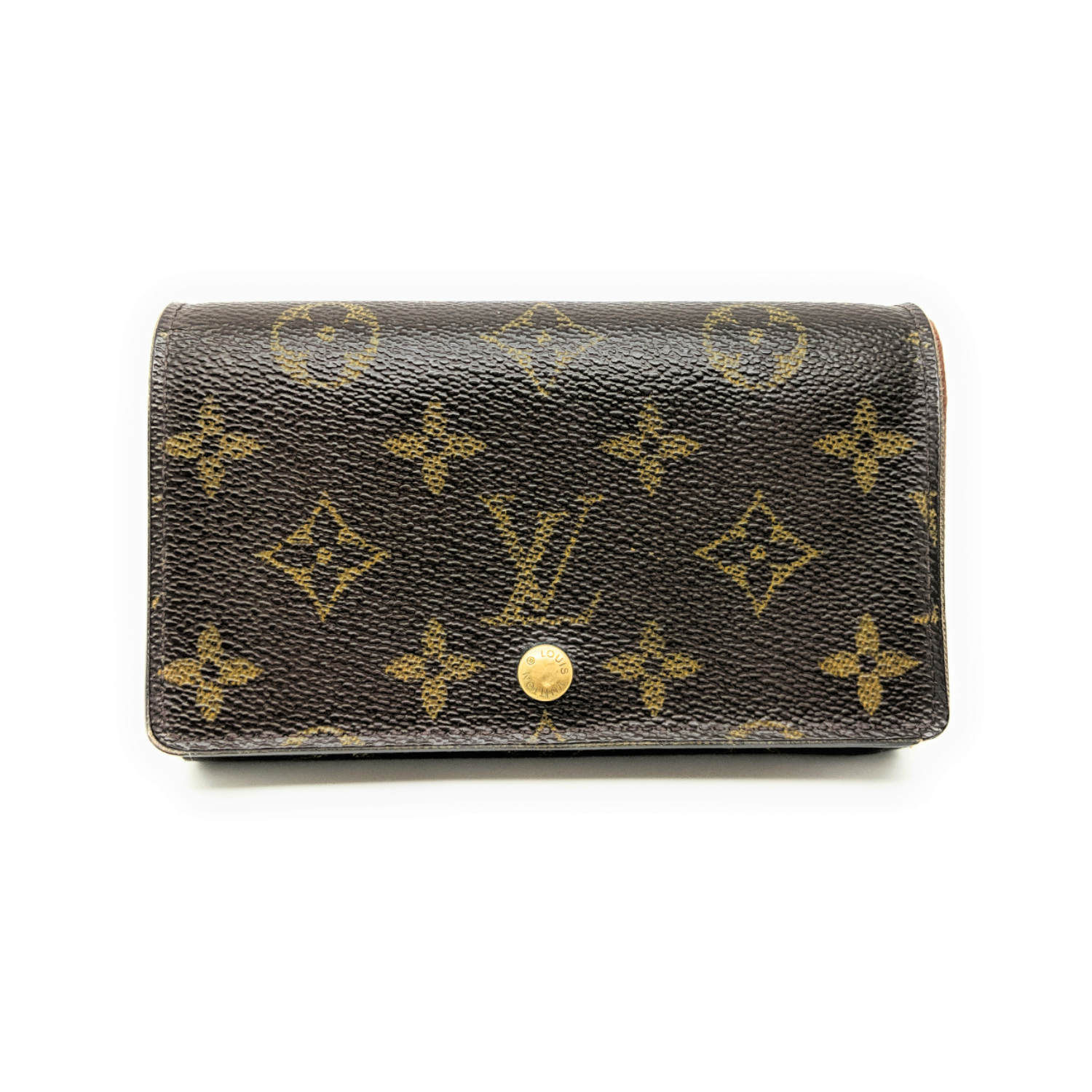 Louis Vuitton Monogram Porte Monnaie Tresor Wallet - TheRelux.com