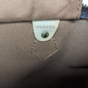 Louis Vuitton; Speedy bag- inner tag & serial number