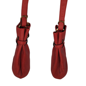 Gucci Vintage Red Karung Mini Bucket Bag