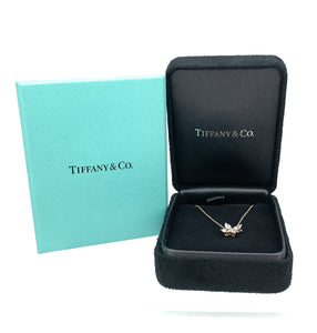 Tiffany & Co. 18K YG & Diamond Victoria Pendant Necklace