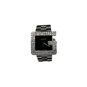GUCCI 3600M Stainless Steel & Diamond G-Bezel Unisex Watch