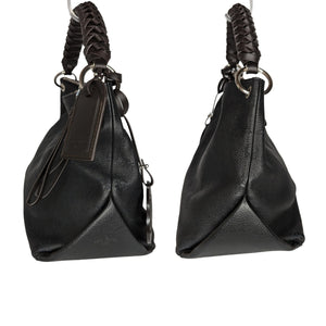 Beaubourg Hobo MM - Black Leather Hobo Bag