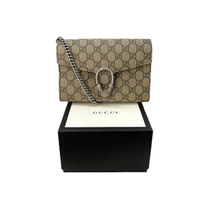 Gucci Dionysus GG supreme chain wallet $1650 MSRP