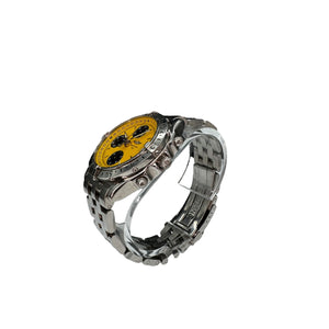 Breitling Chronomat A20048 Yellow Black Dial Men's Watch