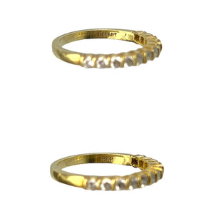 18K Yellow Gold 0.36ctw Diamond Ring - Sz. 5.75