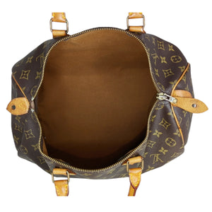 Louis Vuitton Vintage - Monogram Speedy 35 Bag - Brown - Leather