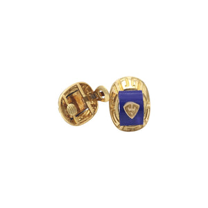 WANDER 18K Yellow Gold & Lapis Lazuli Earrings