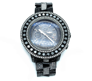 Breitling A13370 Super Avenger XL Diamond Black PVD 55mm Men's Watch