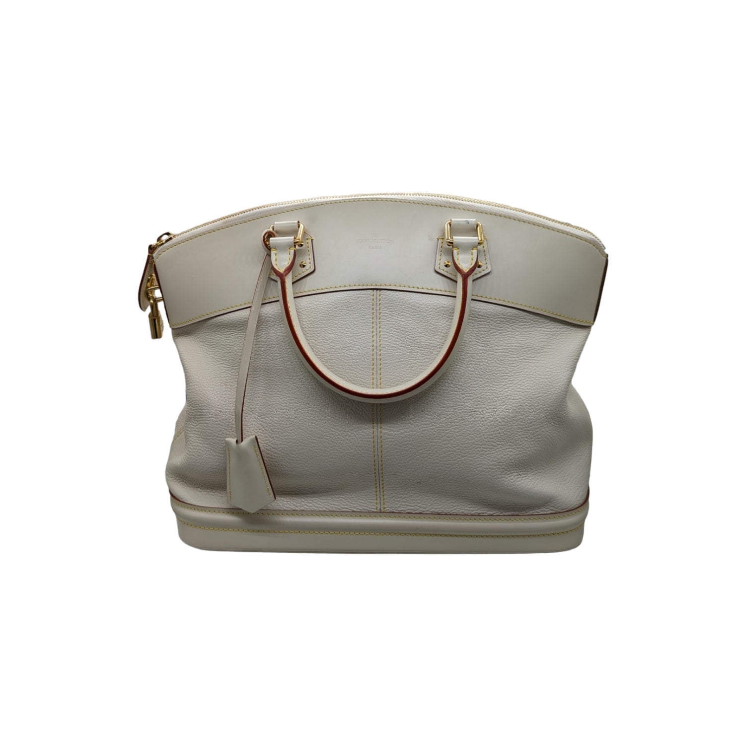 Louis Vuitton Suhali Lockit Handbag Leather Gm Auction