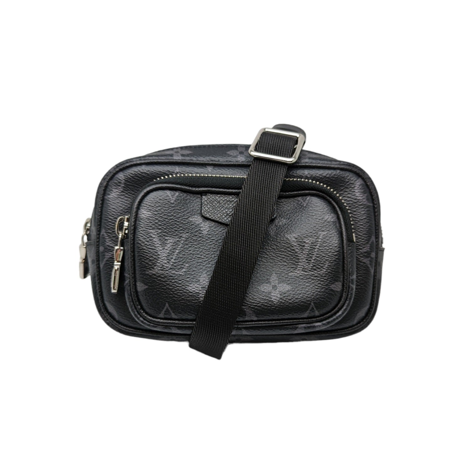 Authentic Louis Vuitton Monogram Eclipse e Patchwork Sling Bag M45439