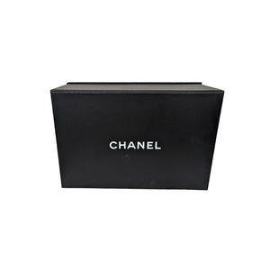 Chanel Shiny Calfskin Quilted Mini Chanel 22 White Bucket
