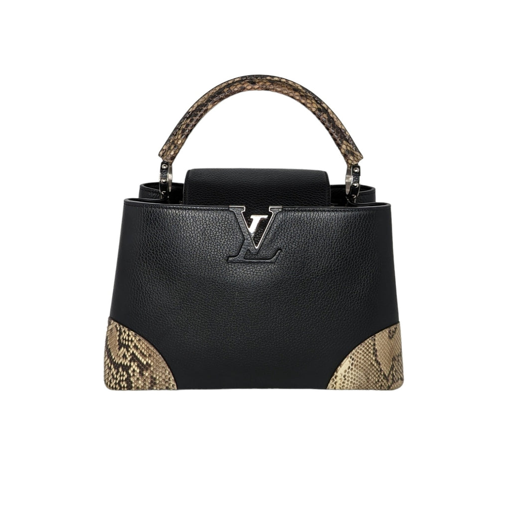 Louis Vuitton, Bags, Louis Vuitton Taurillon Snakeskin Mini Capucines  Shoulder Bag