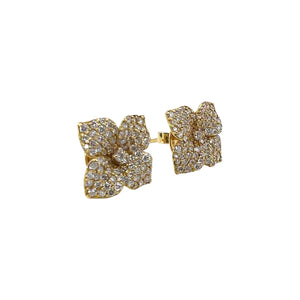 Piranesi 18K Yellow Gold Diamond Earrings