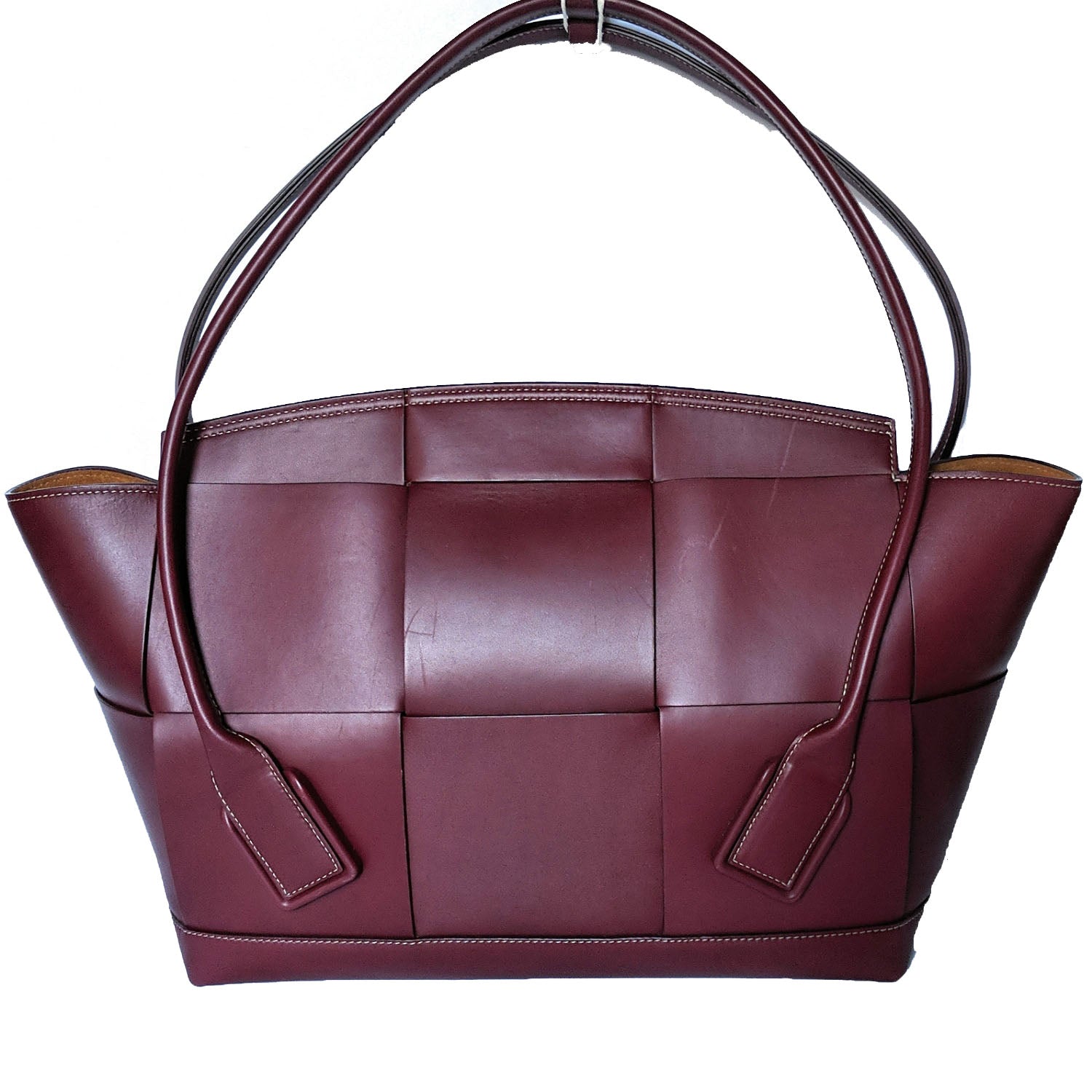 Bottega Veneta Brown Intrecciato-Trimmed Shoulder Bag