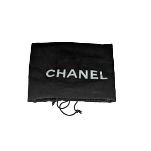 large chanel dust bag black
