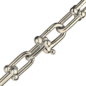 Tiffany and Co. Sterling Silver Hardware Link Bracelet