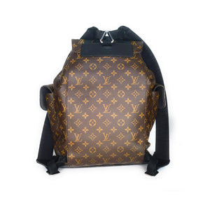 LOUIS VUITTON Monogram Macassar Canvas Christopher PM Backpack Bag