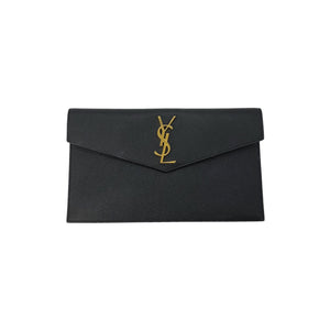 Authentic Saint Laurent YSL uptown envelope clutch