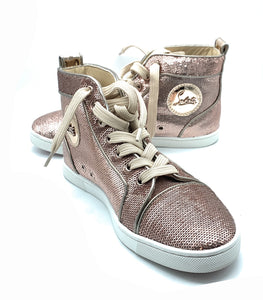 CHRISTIAN LOUBOUTIN Bip Bip Orlato Flat Paill Sirene Hi-Top