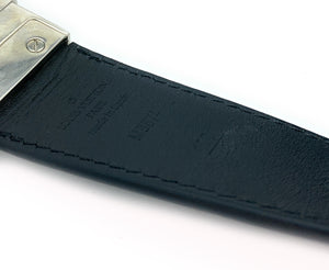 Louis Vuitton Black Damier Inifini Leather Boston Reversible Belt