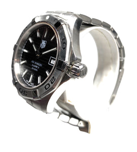 TAG Heuer WAP2010 Aquaracer Calibre 5 Stainless Steel Black Dial Watch