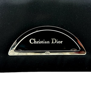 Christian Dior Nylon Malice Baguette Black Clutch