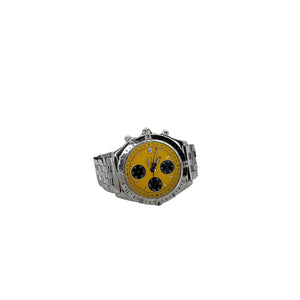 Breitling Chronomat A20048 Yellow Black Dial Men's Watch