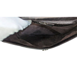 YVES Saint Laurent Vintage Leather Horn Handle Shoulder Bag