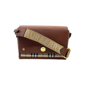 Burberry Leather Note Crossbody Bag
