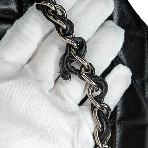 chanel silver chain bag
