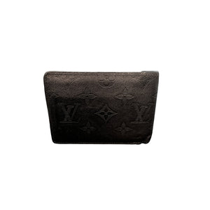 Louis Vuitton Calfskin Monogram Bifold Black Shadow Wallet
