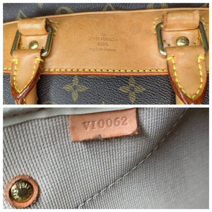 Louis Vuitton Vintage Monogram Canvas Evasion Travel Bag