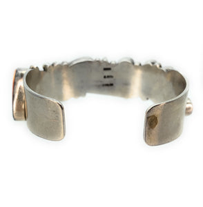 G. Billy Old Pawn Navajo Sterling Silver & Multi-Stone Cuff Bracelet