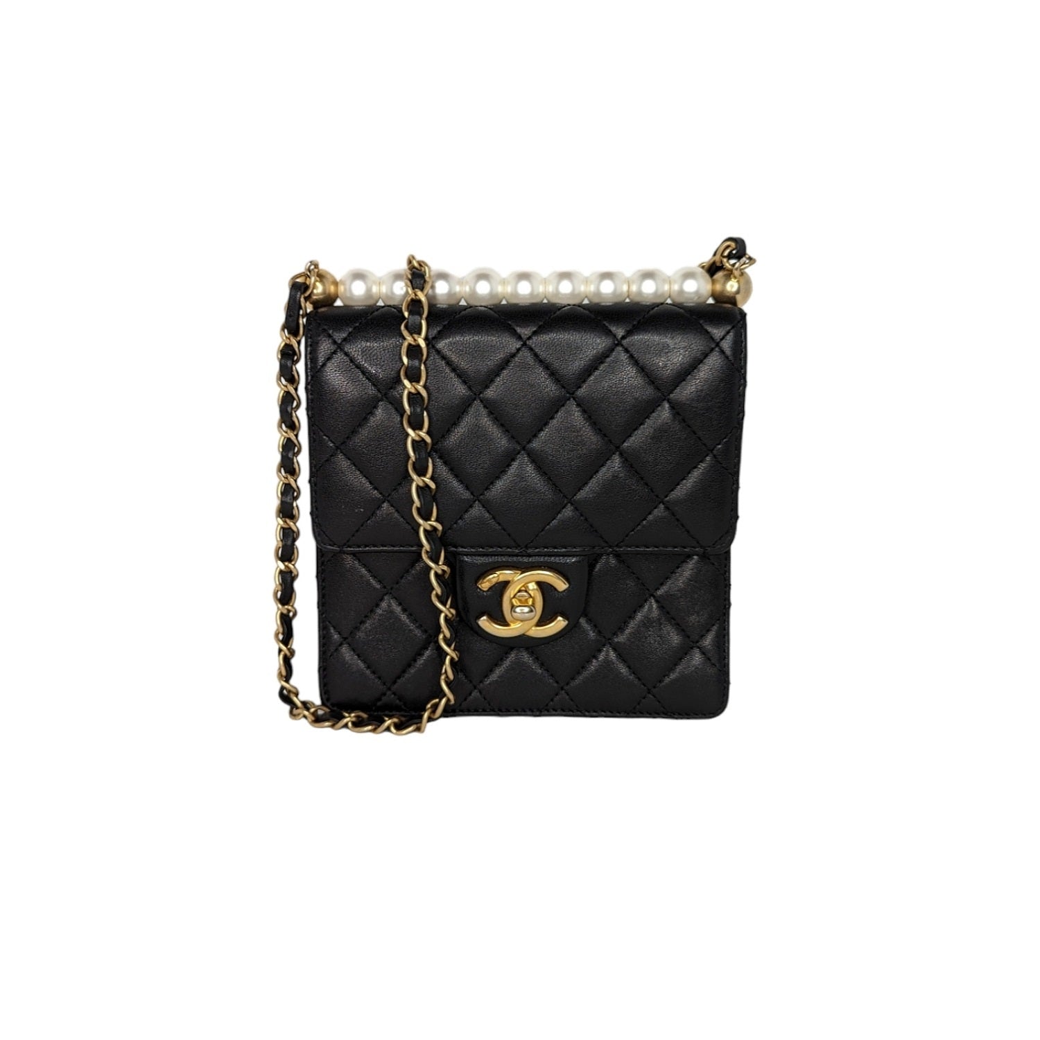 CHANEL Small Dark Gray Lambskin Quilted Trendy CC Dual Handle Flap Cro –  Luxury Labels