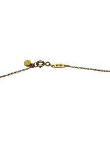 Tiffany & Co Return to Double Tag Disc Pendant Necklace 18k Yellow Gold