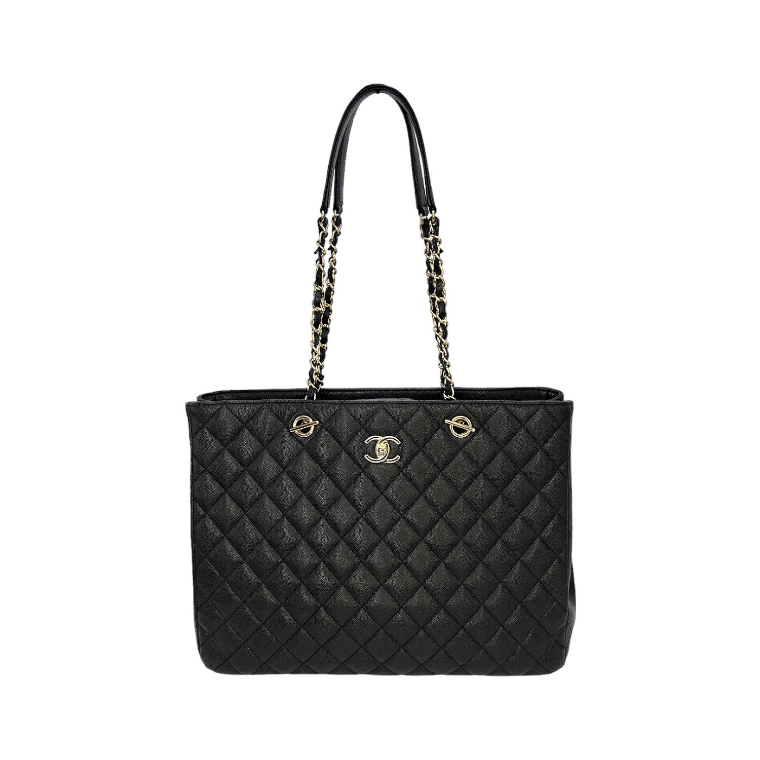 Timeless/classique cloth handbag Chanel Black in Cloth - 31774397