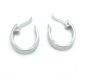Vintage 1980's Sterling Silver Horseshoe Earrings