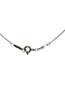 Tiffany & Co Elsa Peretti Sterling Silver Puffy Cross Pendant Necklace