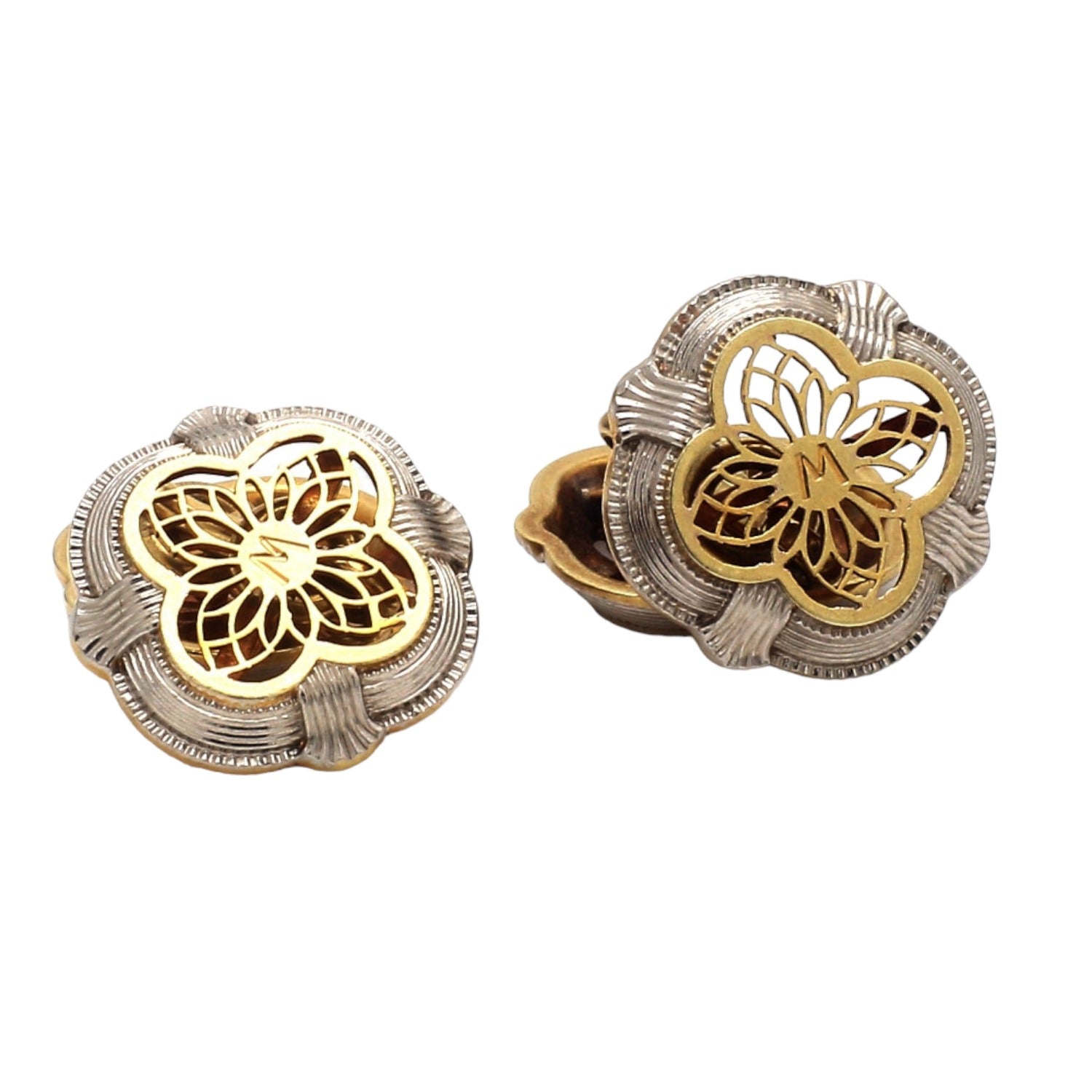 Louis Vuitton Fast Flower Stud Earrings - Gold-Tone Metal Stud