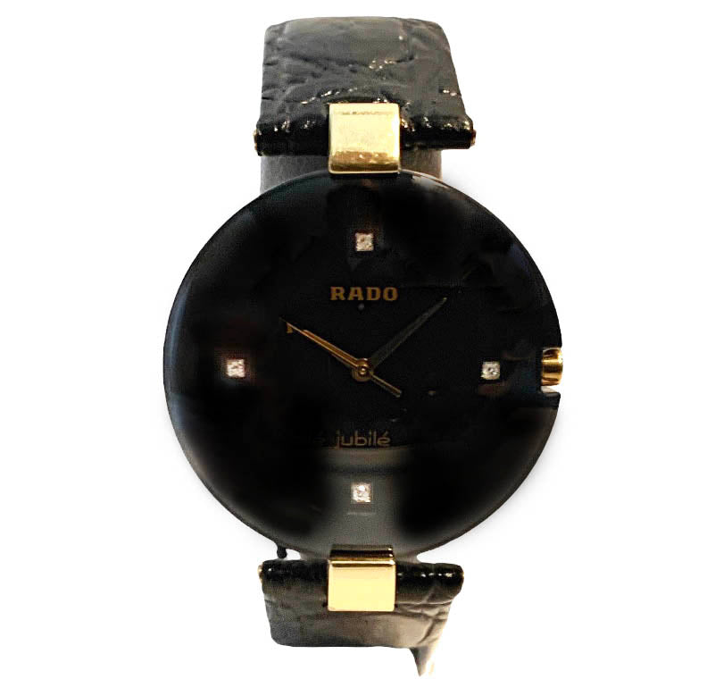 Rado watches leather belt deals