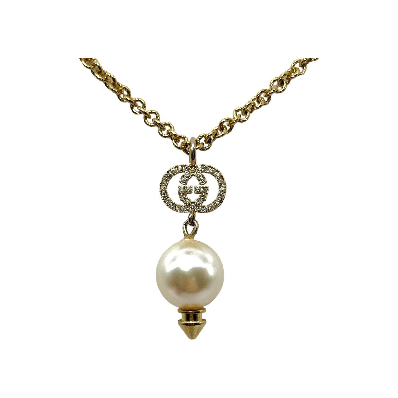 Louis Vuitton Dainty Pearl Pendant Necklace – Reluxe Vintage