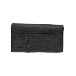 Louis Vuitton Black Monogram Empreinte Pont Neuf Compact Wallet