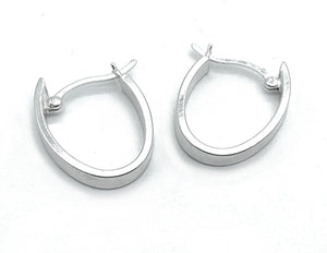 Vintage 1980's Sterling Silver Horseshoe Earrings