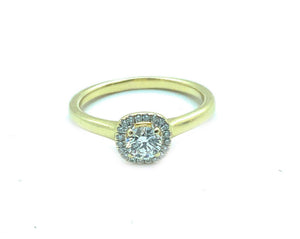14K Yellow Gold & 0.67ctw Lab Grown Diamond Engagement Ring - Sz. 8.25