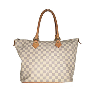 Louis Vuitton Damier Saleya MM Zip Top Tote Bag For Sale at