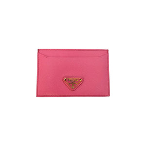 saffiano leather card case