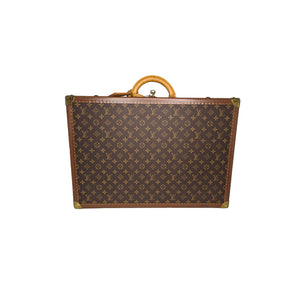 Louis Vuitton Monogram Alzer 60 Trunk Luggage
