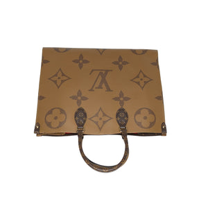 Louis Vuitton Tote Onthego Gm Giant Reverse Monogram Tote Bag